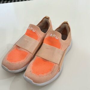APL Women's Techloom Bliss Orange Sneakers - Size 9.5